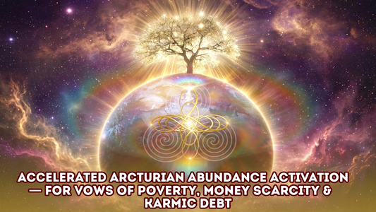 Accelerated Arcturian Abundance Activation - For Vows Of Poverty, Money Scarcity & Karmic Debt