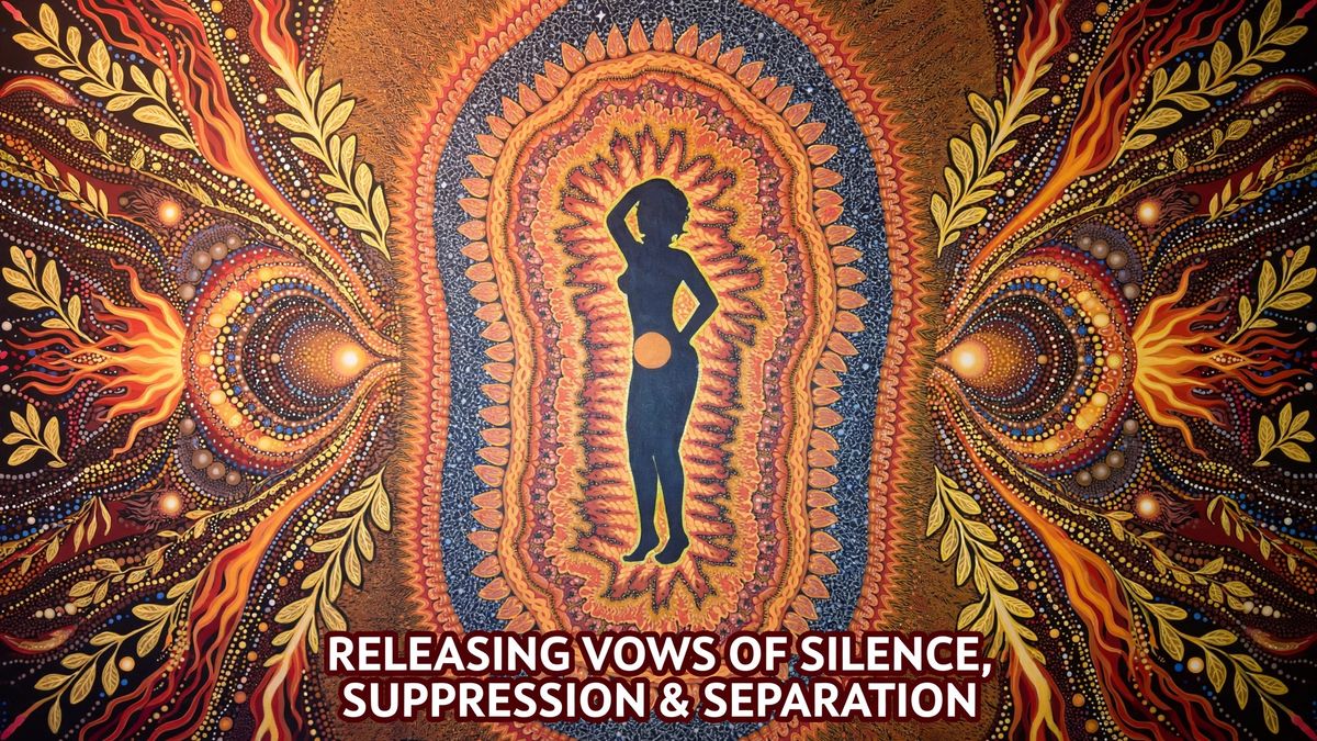 Releasing Vows Of Silence, Suppression & Separation