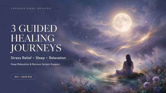3 Guided Healing Journeys Bundle: Stress Relief, Sleep & Relaxation