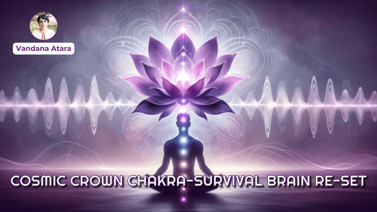 COSMIC CROWN CHAKRA-SURVIVAL BRAIN RE-SET